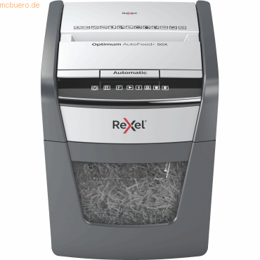 Rexel Aktenvernichter Optimum Autofeed+ 50X 4x28mm Partikelschnitt 50 Rexel Aktenvernichter Optimum Autofeed+ 50X 4x28mm Partikelschnitt 50 von Rexel