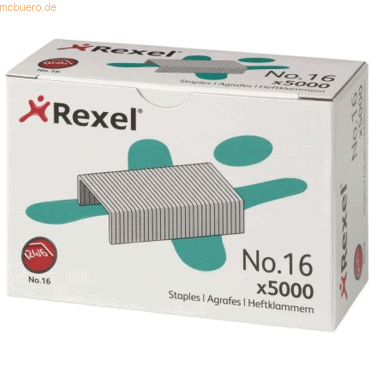 Rexel Heftklammer Nr. 16 6mm VE=5000 Stück von Rexel