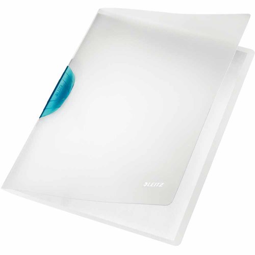 Rexel Leitz Klemmmappe ColorClip (Magic, A4, PP) hellblau von Rexel