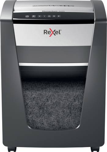 Rexel Momentum X420 Aktenvernichter 20 Blatt Partikelschnitt 4 x 40mm P-4 30l Vernichtet auch Heftkl von Rexel