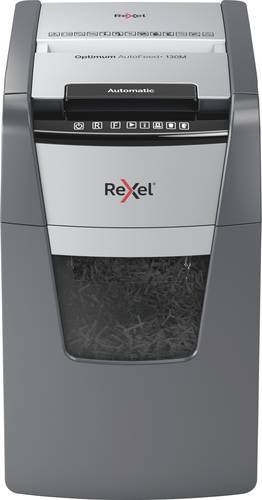Rexel Optimum AutoFeed+ 130M Aktenvernichter 150 Blatt Mikroschnitt 2 x 15mm P-5 44l Vernichtet auch von Rexel
