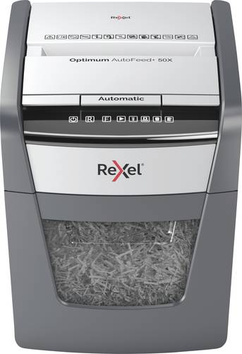 Rexel Optimum AutoFeed+ 50X Aktenvernichter 50 Blatt Partikelschnitt 4 x 28mm P-4 20l Vernichtet auc Rexel Optimum AutoFeed+ 50X Aktenvernichter 50 Blatt Partikelschnitt 4 x 28mm P-4 20l Vernichtet auc von Rexel