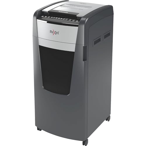Rexel Optimum AutoFeed+ 600 X Automatischer Aktenvernichter CH, 600 Blatt, Sicherheitsstufe P4, Partikelschnitt, für große Büros, 110 Liter Abfallbehälter, mit Schweizer Netzstecker, 2020600XCH Rexel Optimum AutoFeed+ 600 X Automatischer Aktenvernichter CH, 600 Blatt, Sicherheitsstufe P4, Partikelschnitt, für große Büros, 110 Liter Abfallbehälter, mit Schweizer Netzstecker, 2020600XCH von Rexel
