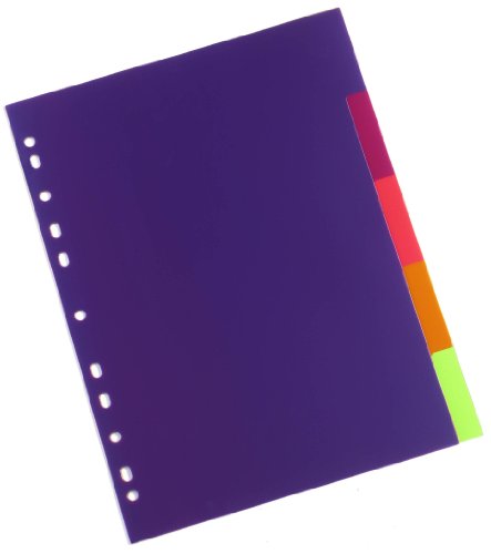 Rexel-teilig, transparent, Polypropylen, mehrfarbig, Verteiler 5 Partie mehrfarbig von Rexel