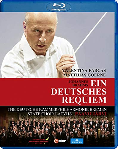 Brahms: Ein Deutches Requiem [Valentina Farcas; Matthias Goerne; State Choir Latvija; Deutsche Kammerphilharmonie Bremen; Paavo Järvi] [C Major Entertainment: 753304] [Blu-ray] von Reyana