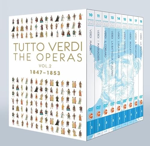 Tutto Verdi - Epochenbox Vol. 2 (1847 - 1853) [9 DVDs] von Reyana