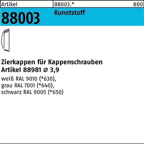 1000 Stk. Reyher Zierkappe R 88003 f.Kappenschr. F. 3,9 Ku. grau 1000 Stück 1000 Stk. Reyher Zierkappe R 88003 f.Kappenschr. F. 3,9 Ku. grau 1000 Stück von Reyher