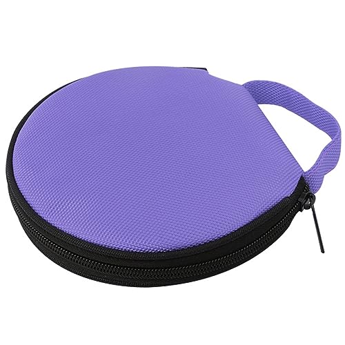 Reyox CD DVD Tasche aus Nylon, CD VCD DVD Hüllen Tragbare für Auto und Zuhause Violett 20 Kapazität von Reyox