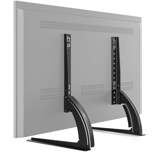 TV Standfuss Fernseher Standfüße Beine, RFIVER Universal Fernseh Füße, TV Ständer Tisch Stand, Fuer 32-55 Zoll Smart TV, Hohenverstellbar VESA Max 800x400mm von Rfiver