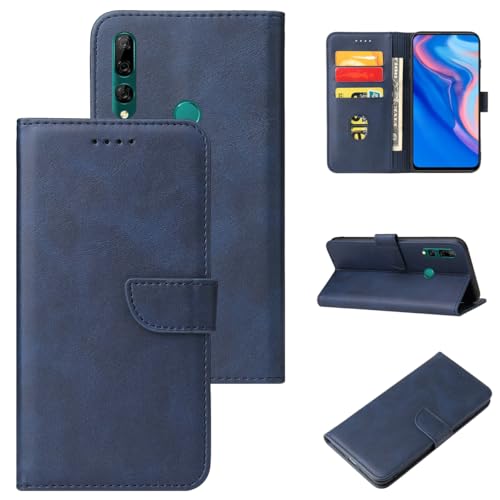 Rfvzubemok Kompatibel mit Huawei Enjoy 9s AL00a / Maimang 8 AL00 Hülle,Flip Base Card Slot Wallet Schutzhülle Blue von Rfvzubemok