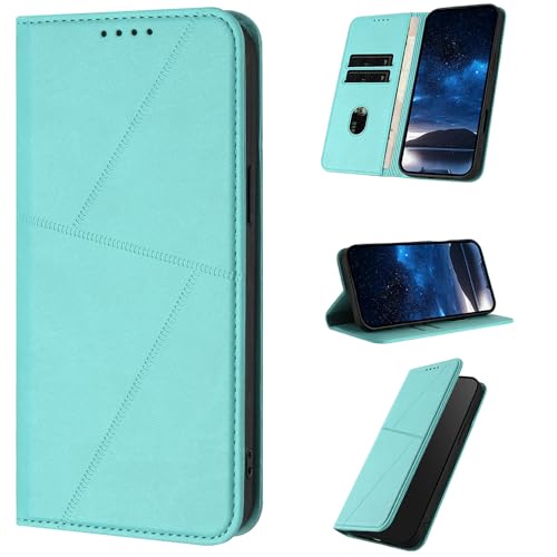 Rfvzubemok Kompatibel mit Infinix Hot 10s 4G X689B,Kompatibel mit Infinix Hot 10T 4G X689C Hülle, Magnetischer Verschluss Wallet Telefon Flip Kickstand Fall Blue2 von Rfvzubemok