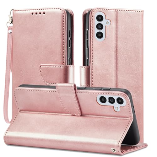 Rfvzubemok Kompatibel mit Vivo X30 5G V1938CT / X30 Pro 5G V1938T Hülle,Flip Base Card Slot Wallet Schutzhülle Pink von Rfvzubemok