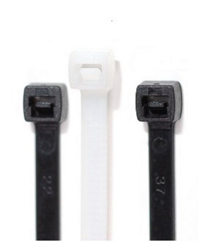 RheVeTec RheFLEX Kabelbinder Kabelbinder Profi Sortiment 1000 Stück Schwarz oder Natur 5 Größen 100-290 mm (1000) Profi Qualität 100 % PA6.6 von RheVeTec RheFLEX