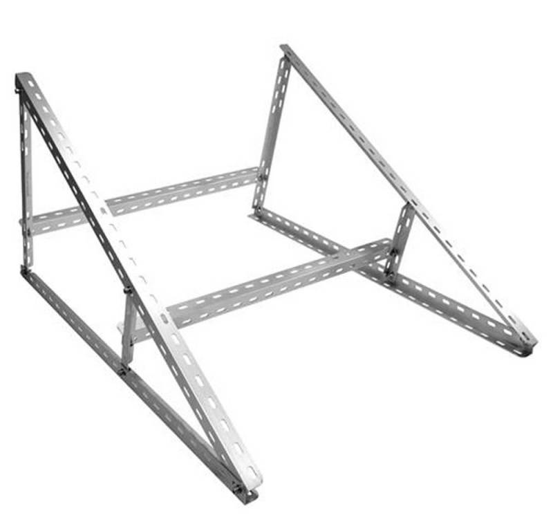 Rhein Beleuchtung 118 cm verstärktes Solarpanel-Stativhalterungsset (2 Paar) Solarmodul-Halterung, (2-tlg., Geeignet für Dächer, Böden oder Balkone, Einstellbarer Neigungswinkel, Aluminiummaterial, langlebig) von Rhein Beleuchtung