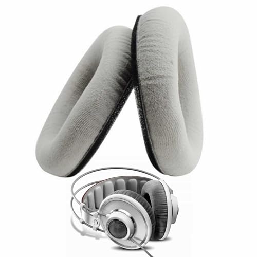 Rhinenet Ohrpolster für AKG K701 K702 Q701 Q702 K601 K612 K712 Kopfhörer Ersatz-Ohrpolster Muffs mit Weicherem Velours, grau Rhinenet Ohrpolster für AKG K701 K702 Q701 Q702 K601 K612 K712 Kopfhörer Ersatz-Ohrpolster Muffs mit Weicherem Velours, grau von Rhinenet
