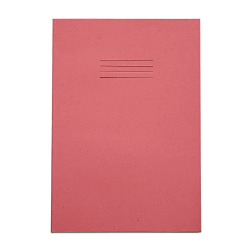 RHINO F8M 64 Blatt Schulheft, A4, Pink, 10 Stück von Rhino