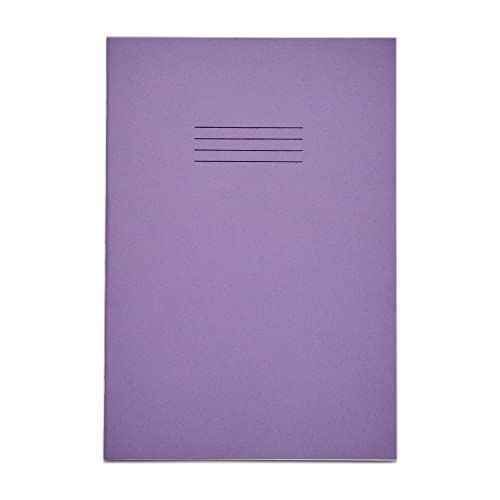 RHINO S10 64 Blatt Schulheft, A4, Violett, 10 Stück von Rhino