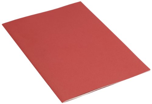 RHINO Schreibwaren Übungsbuch | A4 | 32 Seiten | blanko Übungsbuch | rot | Lernressourcen | Schulbücher | 10 Stück von Rhino