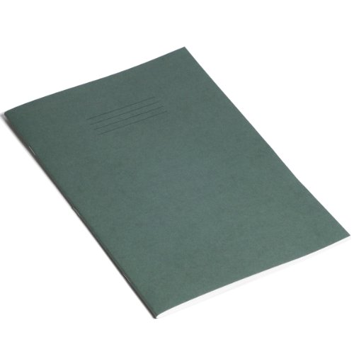 Rhino F8 M Übungsbuch, A4, 64 Seiten Doppelseiten, Dunkelgrün (10 Stück) von Rhino
