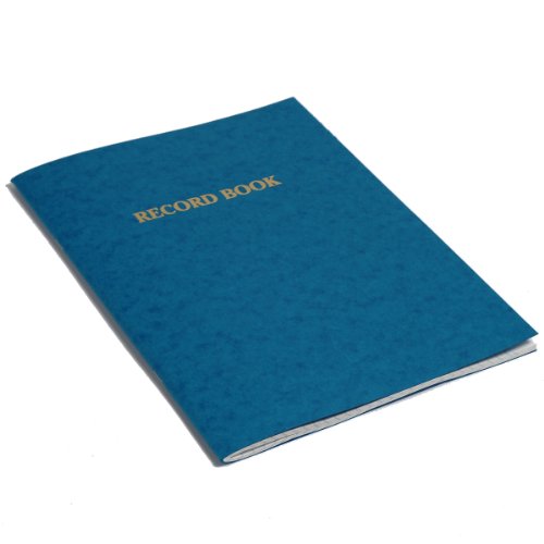 Rhino Stationery Lehrer-Aufzeichnungsbuch, A4, 80 Seiten, Lineatur für Lehreraufzeichnungen, blauer Einband, Bildungsstandard, glattes weißes Papier von Rhino
