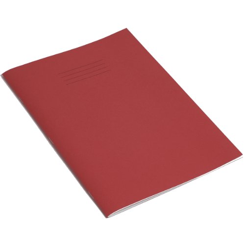 Rhino Übungsbuch, A4, 12 mm, liniert, 32 Seiten, Rot, 10 Stück von Rhino