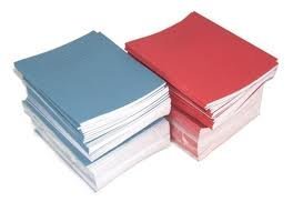 SCHOOL EXERCISE BOOKS 8mm LINES A5 48 Page 165 x 203mm "10 Pack" von Rhino
