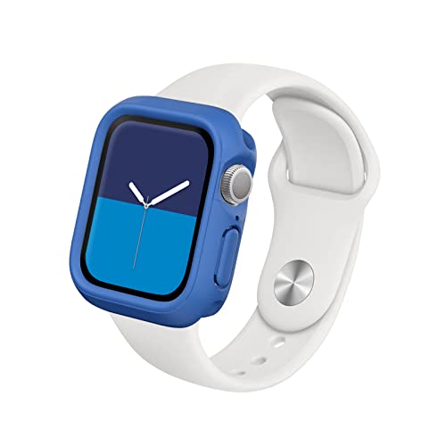 RHINOSHIELD Bumper Case kompatibel mit Apple Watch Apple Watch SE & Series 6/5 / 4 [40mm] | CrashGuard NX - Stoßdämpfende Schutzhülle im schlanken Design - Kobaltblau von RhinoShield