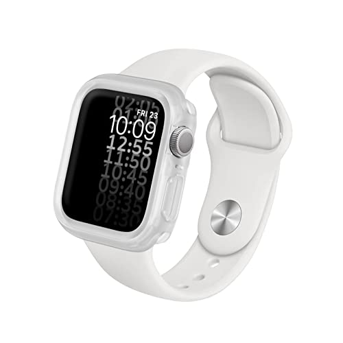 RHINOSHIELD Bumper Case kompatibel mit Apple Watch Apple Watch SE & Series 6/5 / 4 [40mm] | CrashGuard NX - Stoßdämpfende Schutzhülle im schlanken Design - Transparent von RhinoShield