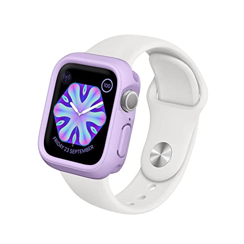 RhinoShield Bumper Case kompatibel mit Apple Watch Apple Watch SE & Series 6/5 / 4 [40mm] | CrashGuard NX - Stoßdämpfende Schutzhülle im schlanken Design - Violett von RhinoShield