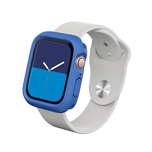 RHINOSHIELD Bumper Case kompatibel mit Apple Watch Apple Watch SE & Series 6/5 / 4 [44mm] | CrashGuard NX - Stoßdämpfende Schutzhülle im schlanken Design - Kobaltblau von RhinoShield