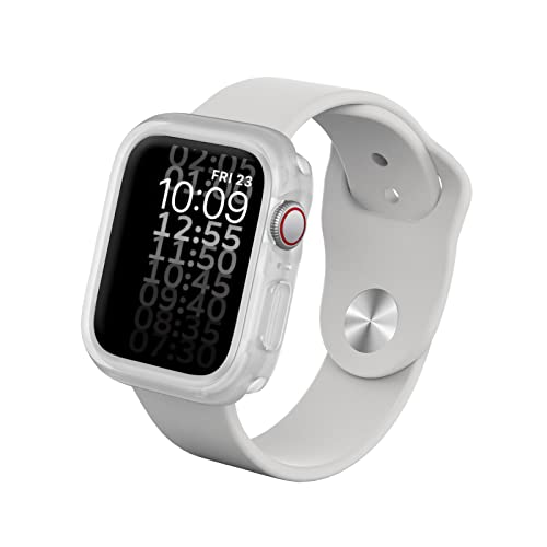 RHINOSHIELD Bumper Case kompatibel mit Apple Watch Apple Watch SE & Series 6/5 / 4 [44mm] | CrashGuard NX - Stoßdämpfende Schutzhülle im schlanken Design - Transparent von RhinoShield