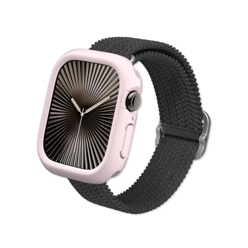 RHINOSHIELD Bumper Case kompatibel mit Apple Watch Series 10 [42mm] | CrashGuard NX - Stoßdämpfende Schutzhülle im schlanken Design, rutschfest - Himbeer-Sorbet von RhinoShield