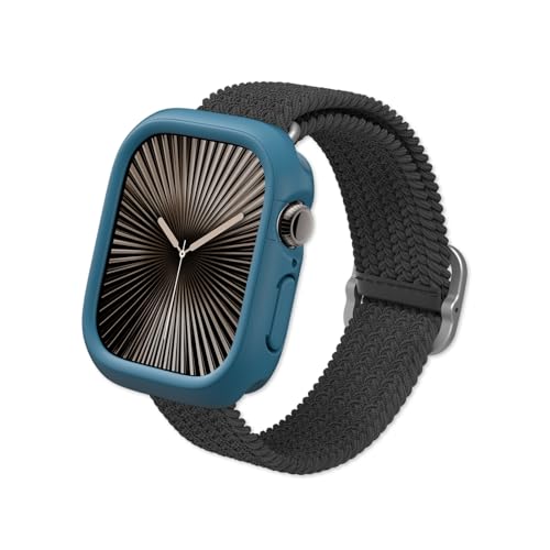 RHINOSHIELD Bumper Case kompatibel mit Apple Watch Series 10 [42mm] | CrashGuard NX - Stoßdämpfende Schutzhülle im schlanken Design, rutschfest - Ozeanblau von RhinoShield