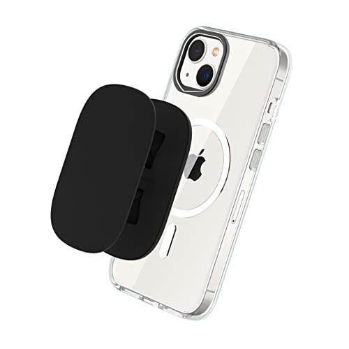 RHINOSHIELD GRIPMAX MagSafe-kompatibel - Griff und Selfie-Halterung für Smartphone und Cases, am besten mit RHINOSHIELD Handyhüllen für MagSafe kombiniert - Schwarz von RhinoShield