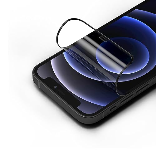 RhinoShield Blaulichtfiler Impact Screen Protector kompatibel mit[iPhone 12/12 Pro] Rundumschutz,hohe Stoßfestigkeit und resistent gegen Fingerabdrücke,mit Ausrichtungsrahmen von RhinoShield