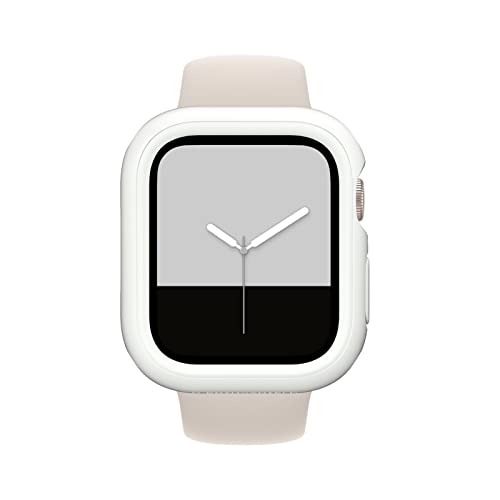 RhinoShield Bumper Case kompatibel mit Apple Watch Serie 7 [41mm] | CrashGuard NX - Stoßdämpfende Schutzhülle im schlanken Design - Weiß von RhinoShield