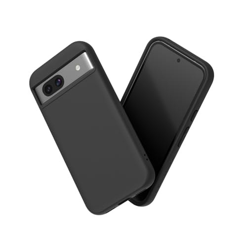 RhinoShield Case kompatibel mit [Pixel 8a] | SolidSuit - Stoßdämpfende & schlanke Schutzhülle mit Premium Finish - 3.5 Meter Fallschutz -Schwarz von RhinoShield