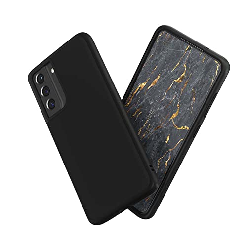 RhinoShield Case kompatibel mit [Samsung Galaxy S21 FE] | SolidSuit - Stoßdämpfende & schlanke Schutzhülle mit Premium Finish - 3.5 Meter Fallschutz - Klassik Schwarz von RhinoShield