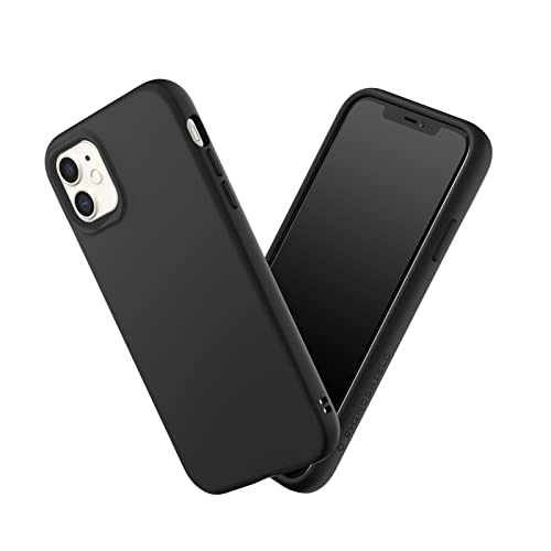 RhinoShield Case kompatibel mit [iPhone 11] | SolidSuit - Stoßdämpfende & schlanke Schutzhülle mit Premium Finish - 3.5 Meter Fallschutz - Klassik Schwarz von RhinoShield