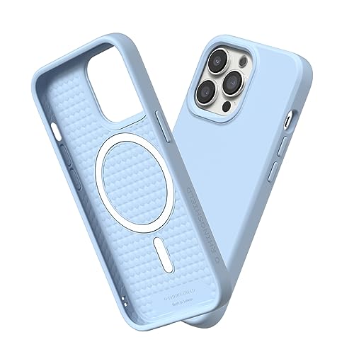 RhinoShield Case kompatibel mit [iPhone 13 Pro Max] | SolidSuit - MagSafe-kompatibel -Stoßdämpfende & schlanke Schutzhülle mit Premium Finish - 3.5 Meter Fallschutz - Gletscherblau von RhinoShield