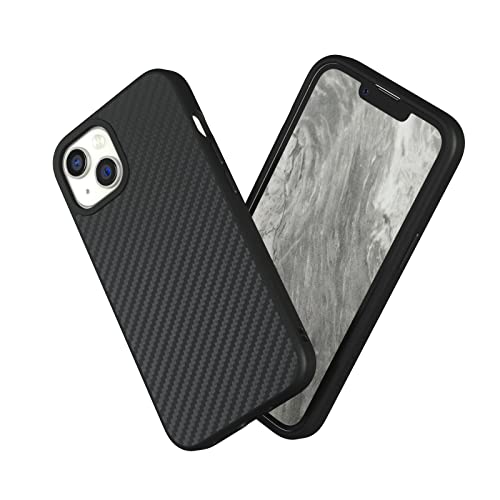 RhinoShield Case kompatibel mit [iPhone 13] | SolidSuit - Stoßdämpfende & schlanke Schutzhülle mit Premium Finish - 3.5 Meter Fallschutz - Karbonfaser Textur von RhinoShield