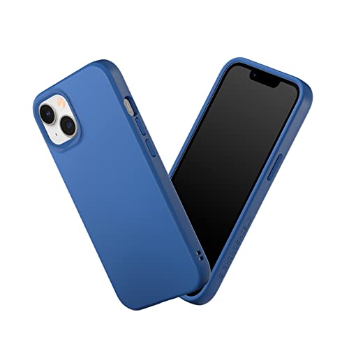 RhinoShield Case kompatibel mit [iPhone 14/13] | SolidSuit - Stoßdämpfende & schlanke Schutzhülle mit Premium Finish - 3.5 Meter Fallschutz - Kobaltblau von RhinoShield