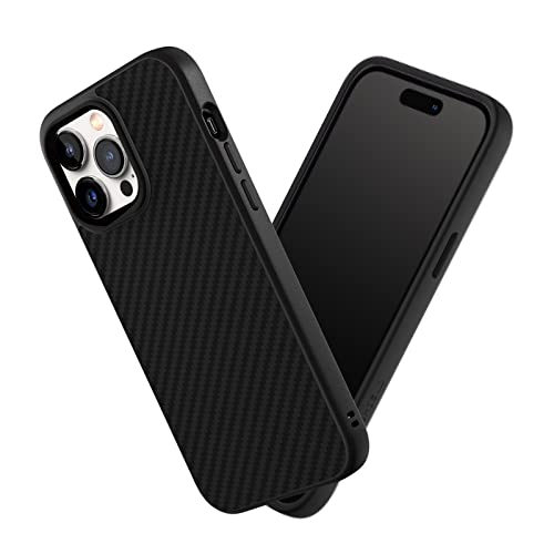 RhinoShield Case kompatibel mit [iPhone 14 Pro Max] | SolidSuit - Stoßdämpfende & schlanke Schutzhülle mit Premium Finish - 3.5 Meter Fallschutz - Karbonfaser Textur von RhinoShield