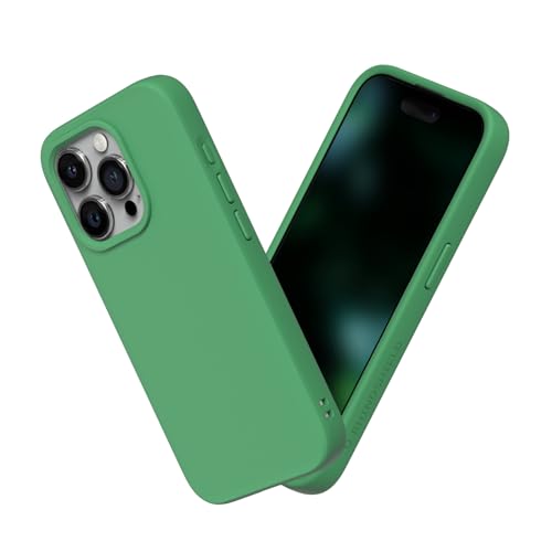 RhinoShield Case kompatibel mit [iPhone 15 Pro Max] | SolidSuit - Stoßdämpfende & schlanke Schutzhülle mit Premium Finish - 3.5 Meter Fallschutz - Olivgrün von RhinoShield