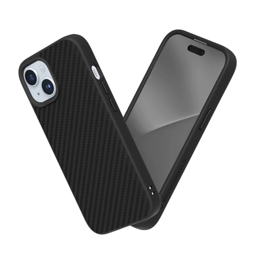 RhinoShield Case kompatibel mit [iPhone 15] | SolidSuit - Stoßdämpfende & schlanke Schutzhülle mit Premium Finish - 3.5 Meter Fallschutz - Karbonfaser Textur von RhinoShield