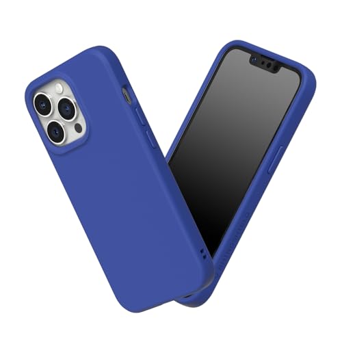 RhinoShield Hülle kompatibel mit [iPhone 13 Pro Max] | SolidSuit - Stoßdämpfende & schlanke Schutzhülle mit Premium Finish - 3.5 Meter Fallschutz - Klassisches Blau von RhinoShield