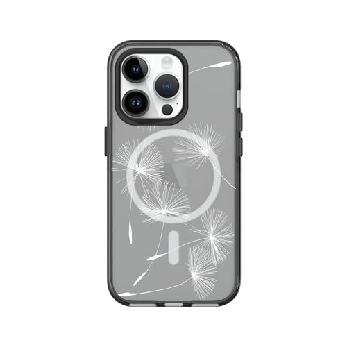 RhinoShield JellyTint MagSafe-kompatible transparente Schutzhülle mit Farbe für [iPhone 14 Pro] | Überlegene Magnetkraft, übertrifft militärische Standards und Kratz - [Dandelion In The Wind] von RhinoShield