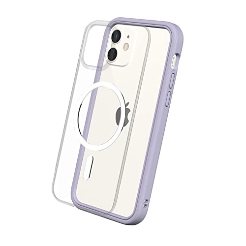 RhinoShield Modulares Case kompatibel mit MagSafe für [iPhone 12 Mini] | Mod NX - Überragender Magnet, Individuell anpassbare, strapazierfähige Schutzhülle 3.5M / 11ft Fallschut - Lavender von RhinoShield