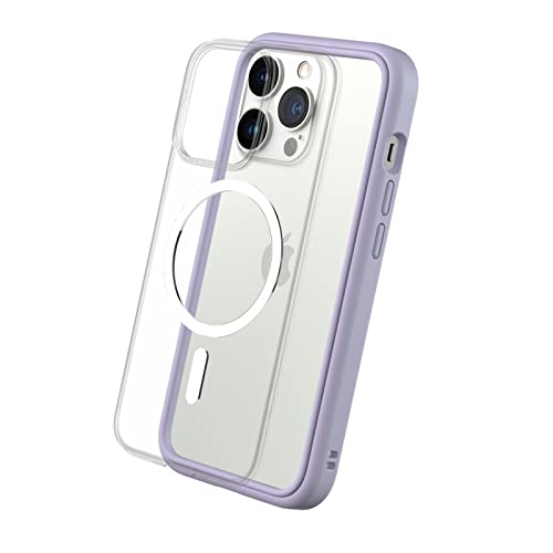 RhinoShield Modulares Case kompatibel mit MagSafe für [iPhone 13 Pro Max] | Mod NX - Überragender Magnet, Individuell anpassbare, strapazierfähige Schutzhülle 3.5M / 11ft Fallschut - Lavender von RhinoShield