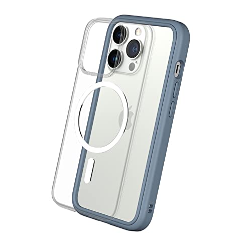 RhinoShield Modulares Case kompatibel mit MagSafe für [iPhone 13 Pro] | Mod NX - Überragender Magnet, Individuell anpassbare, strapazierfähige Schutzhülle 3.5M / 11ft Fallschut - Mitternachtsblau von RhinoShield